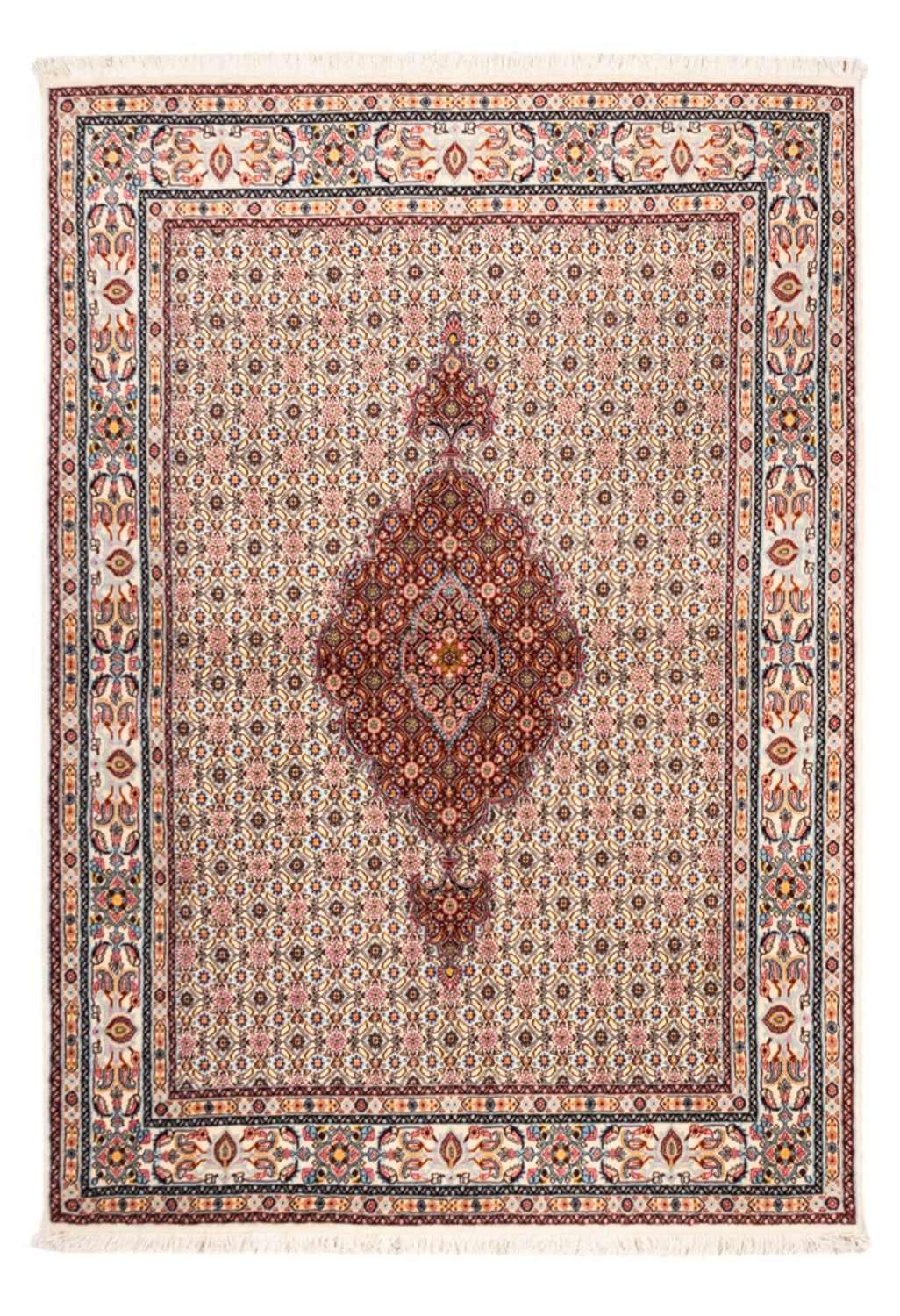 Perzisch tapijt - Klassiek - 195 x 141 cm - beige