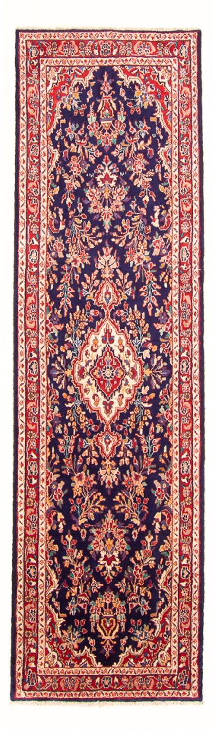 Loper Perzisch Tapijt - Nomadisch - 313 x 108 cm - donkerblauw