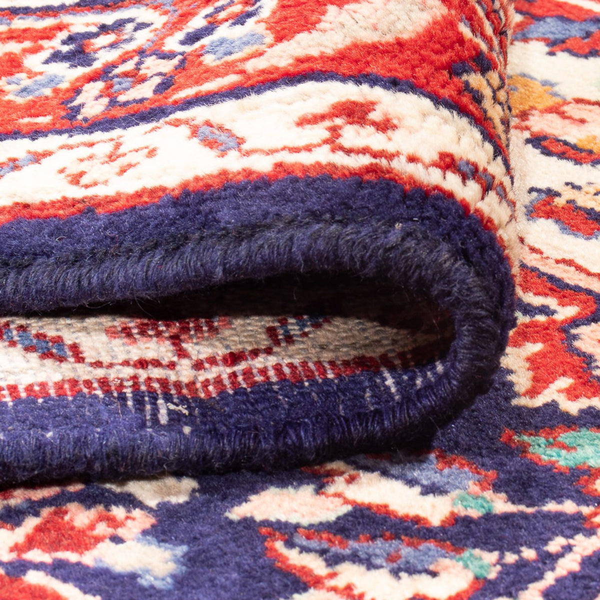 Loper Perzisch Tapijt - Nomadisch - 313 x 108 cm - donkerblauw