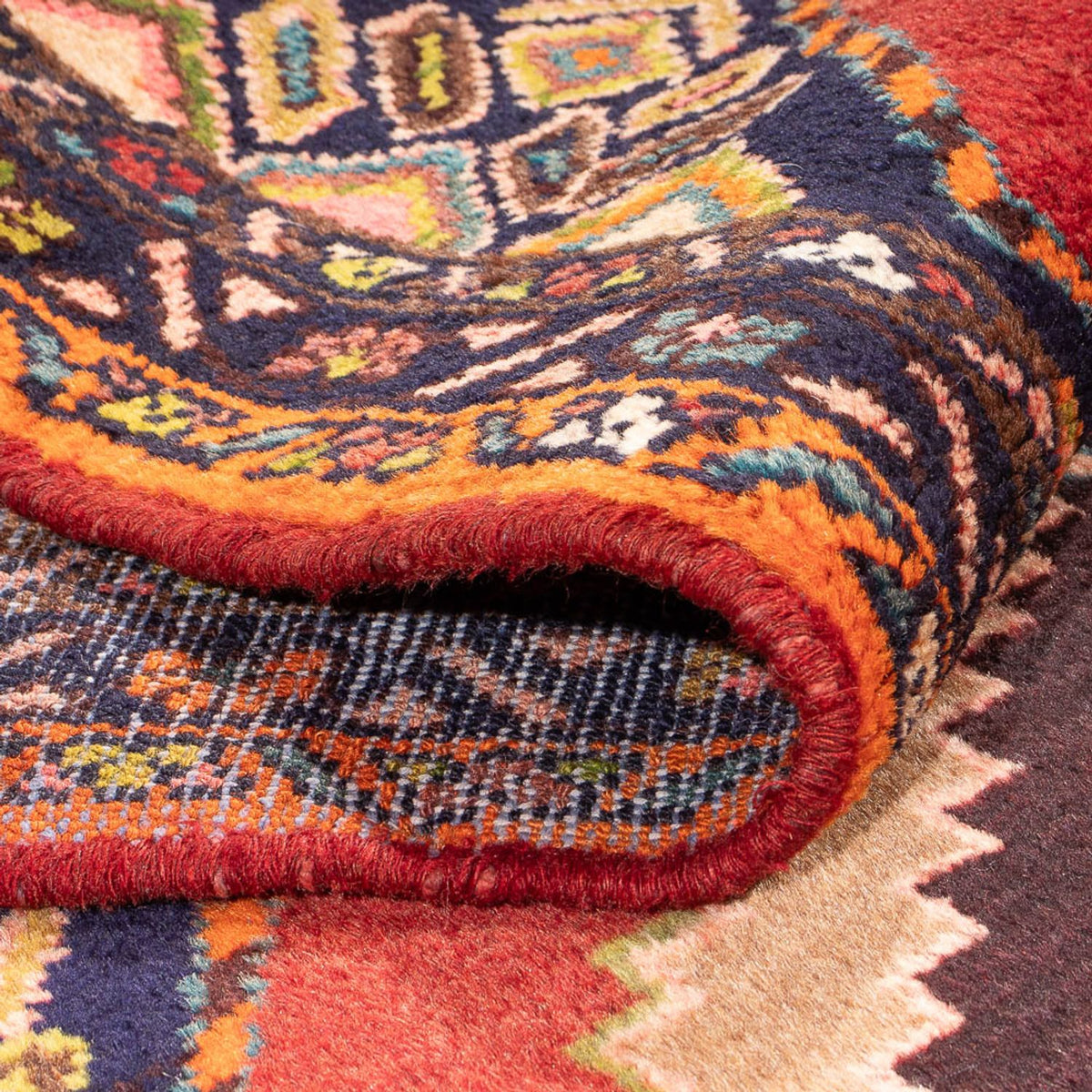 Loper Perzisch Tapijt - Nomadisch - 294 x 92 cm - rood