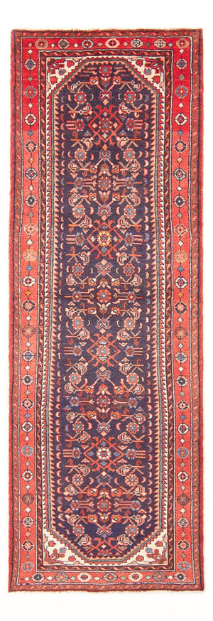 Loper Perzisch Tapijt - Nomadisch - 305 x 104 cm - donkerblauw