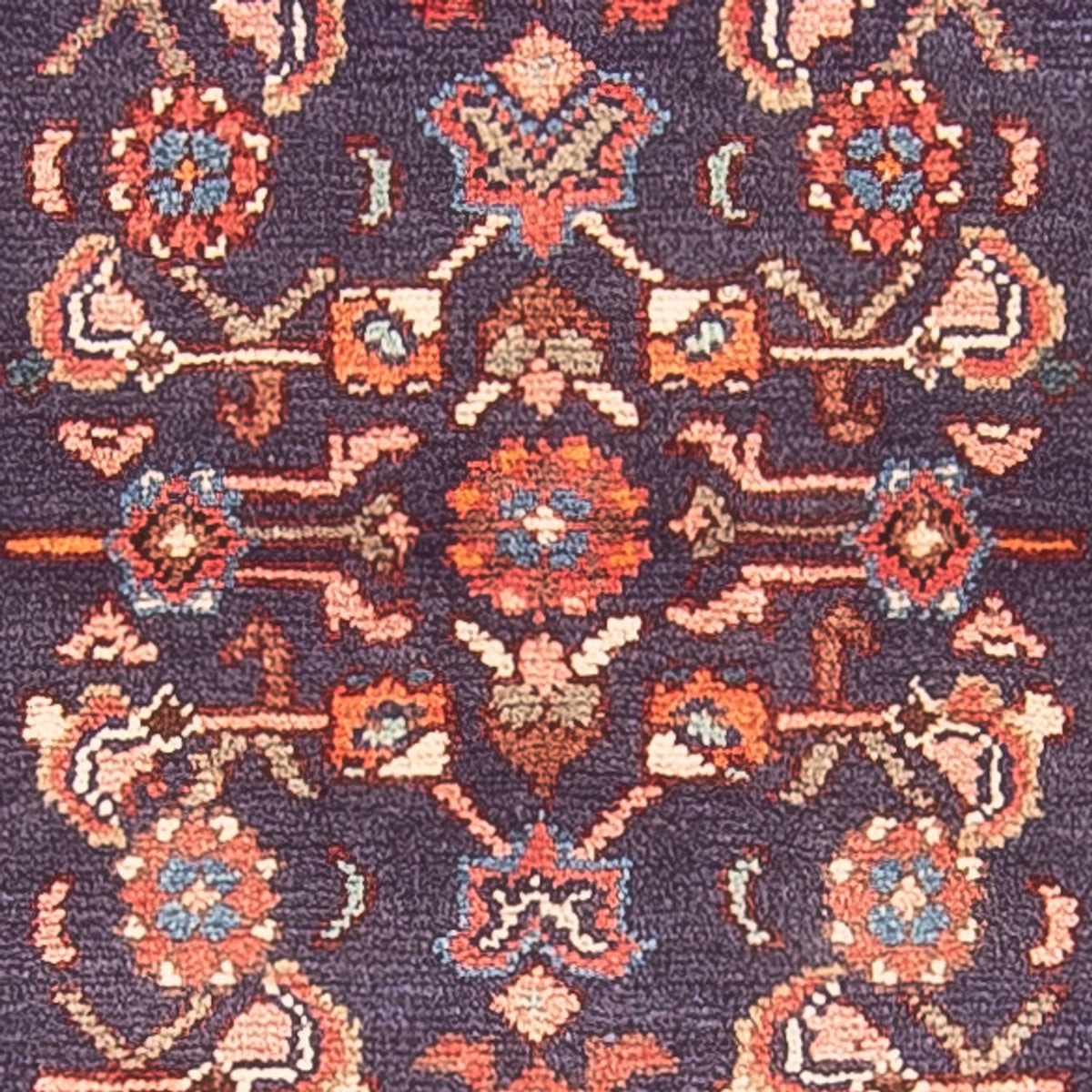 Loper Perzisch Tapijt - Nomadisch - 305 x 104 cm - donkerblauw