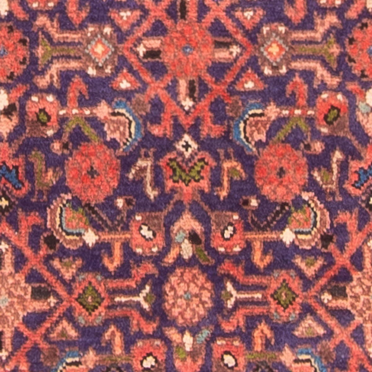 Loper Perzisch Tapijt - Nomadisch - 308 x 118 cm - donkerblauw