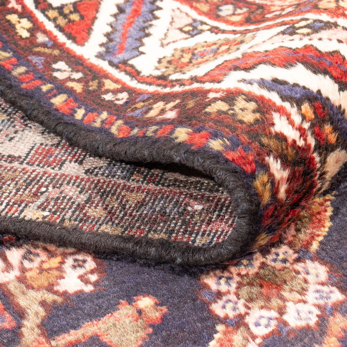 Loper Perzisch Tapijt - Nomadisch - 290 x 103 cm - donkerblauw