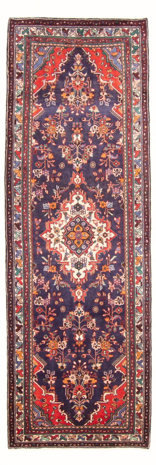 Loper Perzisch Tapijt - Nomadisch - 315 x 108 cm - donkerblauw