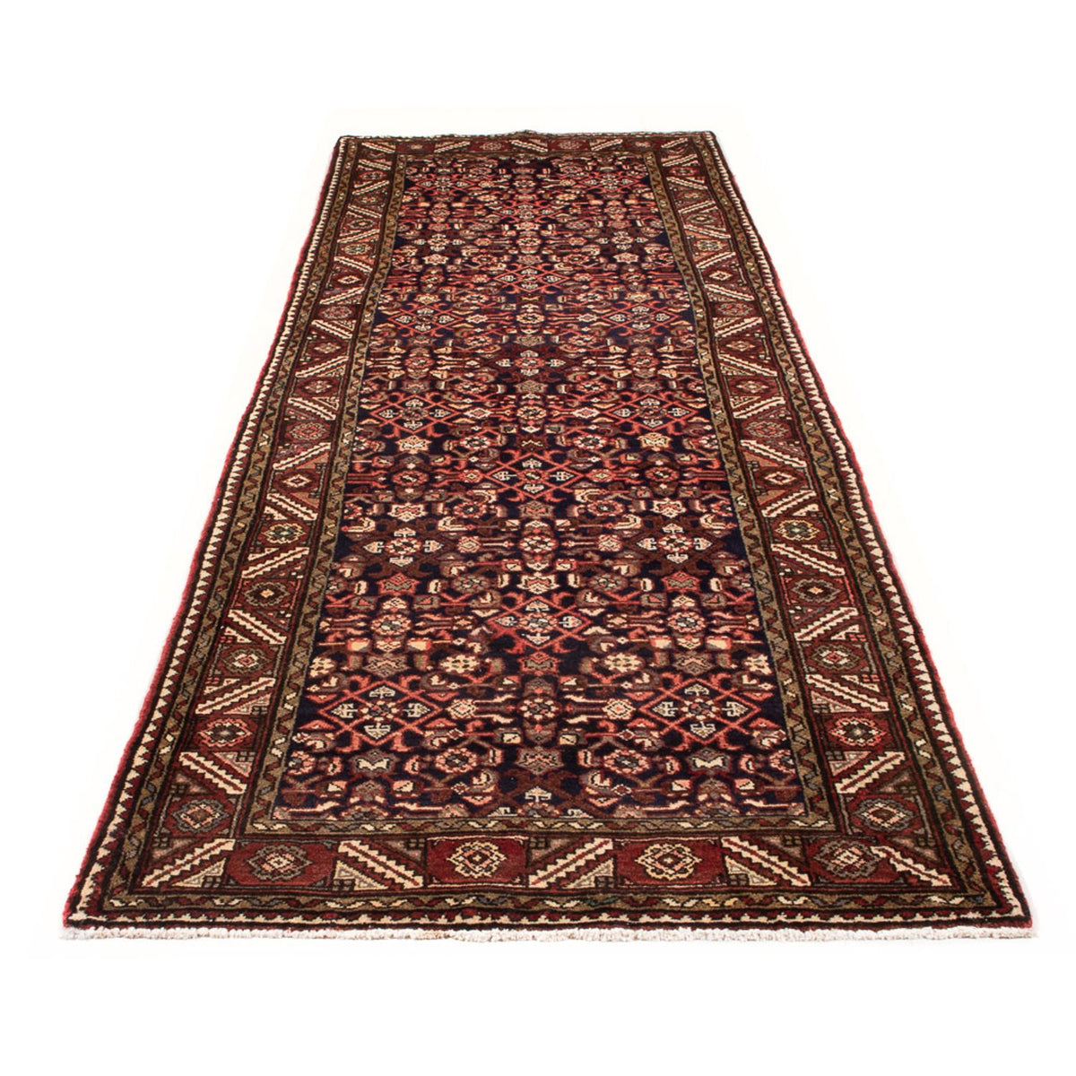 Loper Perzisch Tapijt - Nomadisch - 317 x 103 cm - donkerblauw