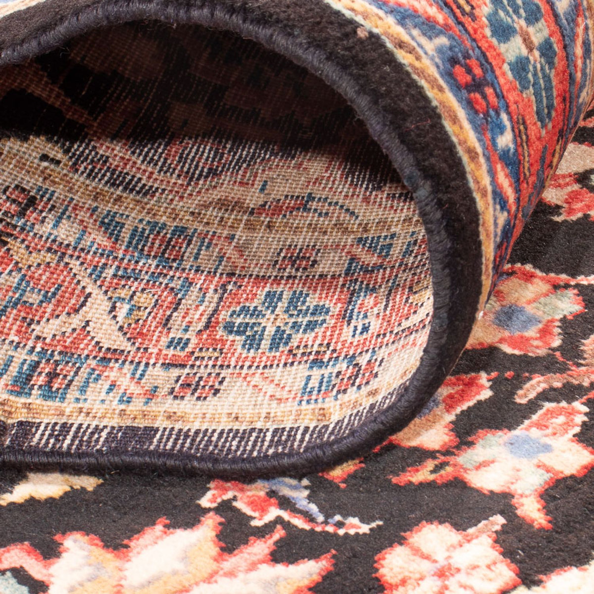 Loper Perzisch Tapijt - Nomadisch - 307 x 106 cm - donkerblauw