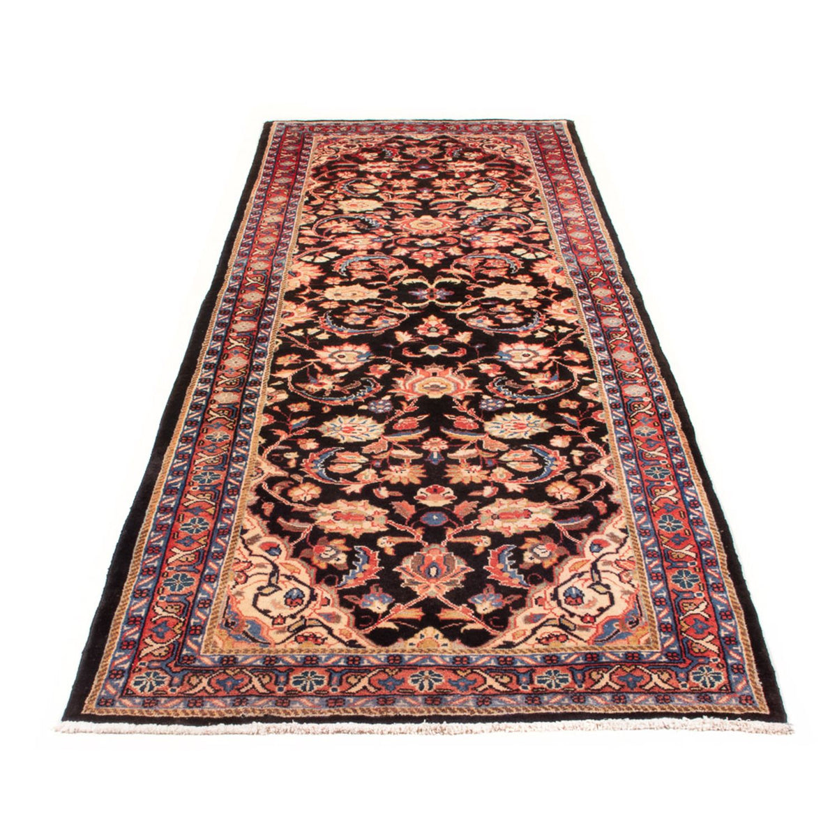 Loper Perzisch Tapijt - Nomadisch - 307 x 106 cm - donkerblauw