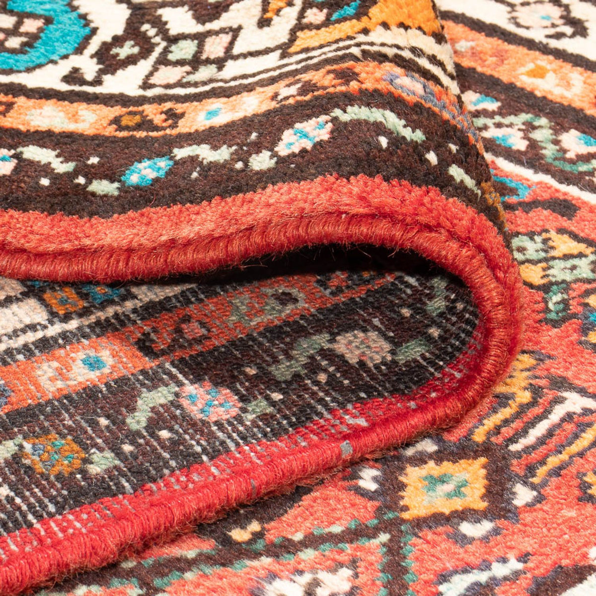 Loper Perzisch Tapijt - Nomadisch - 287 x 104 cm - rood