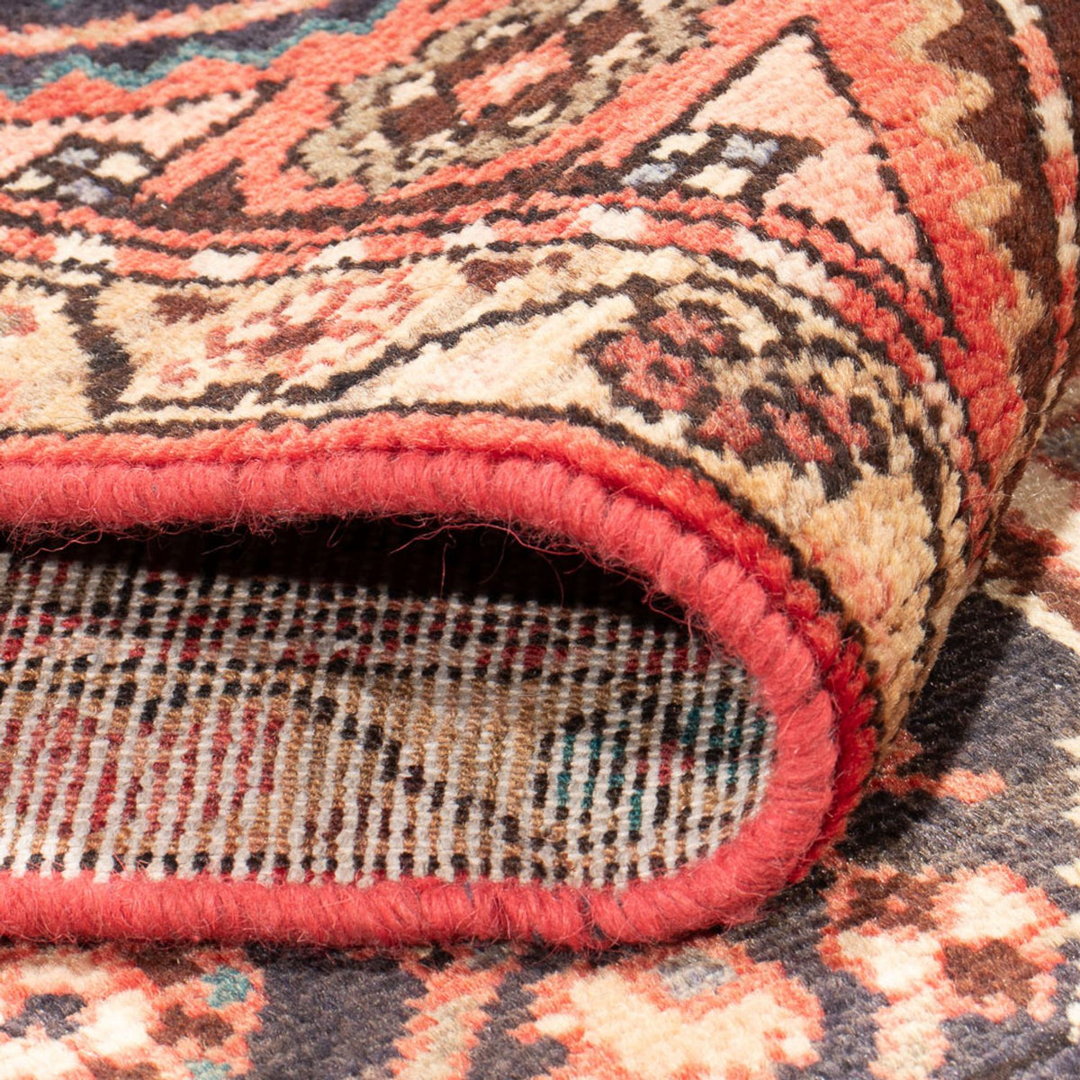 Loper Perzisch Tapijt - Nomadisch - 307 x 117 cm - rood