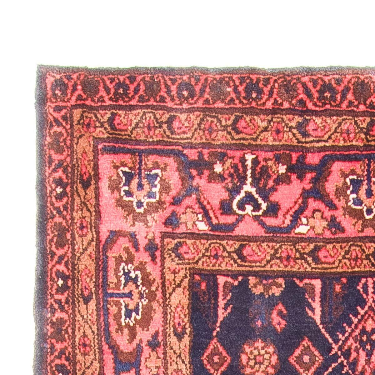 Loper Perzisch Tapijt - Nomadisch - 323 x 120 cm - donkerblauw