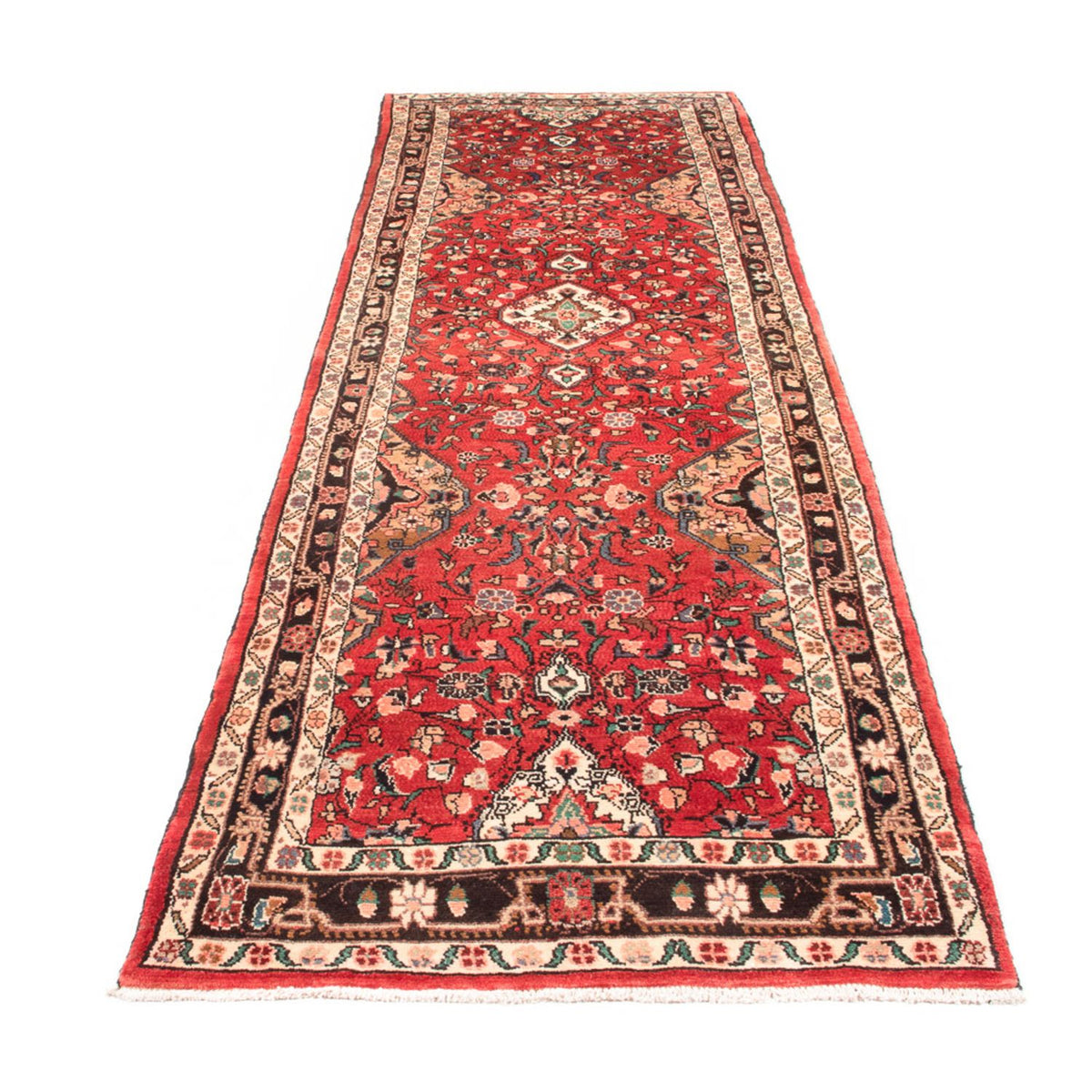 Loper Perzisch Tapijt - Nomadisch - 350 x 96 cm - rood