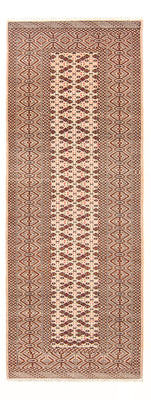 Loper Turkaman tapijt - 282 x 100 cm - crème