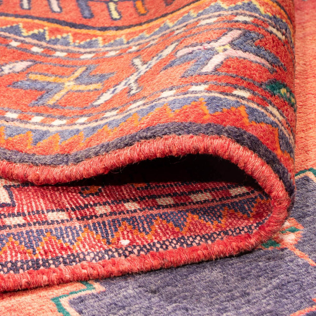 Loper Perzisch Tapijt - Nomadisch - 290 x 102 cm - rood