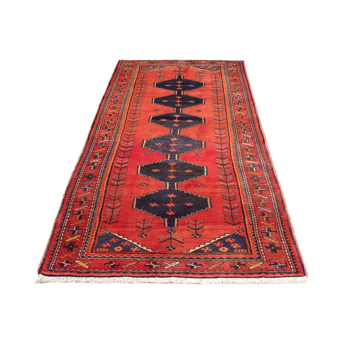 Loper Perzisch Tapijt - Nomadisch - 290 x 102 cm - rood