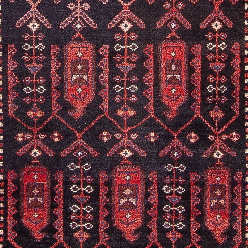 Loper Perzisch Tapijt - Nomadisch - 305 x 117 cm - donkerblauw