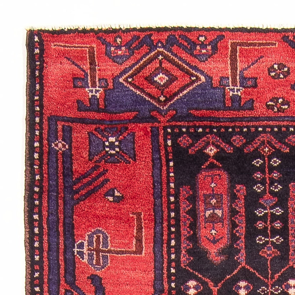 Loper Perzisch Tapijt - Nomadisch - 305 x 117 cm - donkerblauw