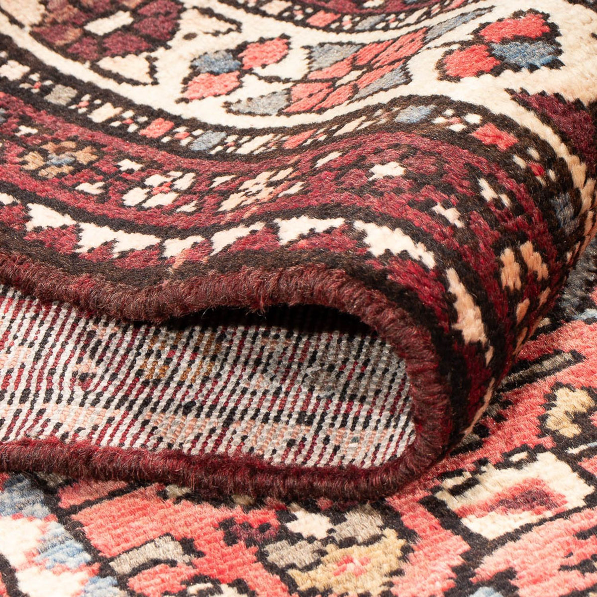 Loper Perzisch Tapijt - Nomadisch - 316 x 107 cm - rood