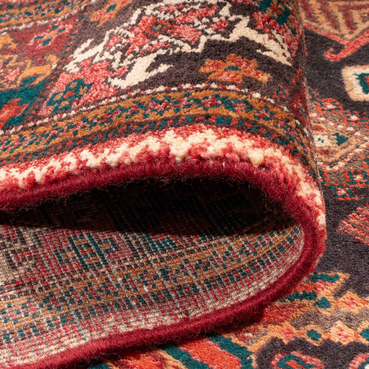 Loper Perzisch Tapijt - Nomadisch - 270 x 116 cm - donkerblauw