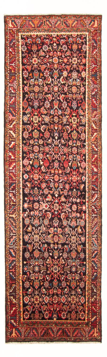 Loper Perzisch Tapijt - Nomadisch - 356 x 114 cm - donkerblauw