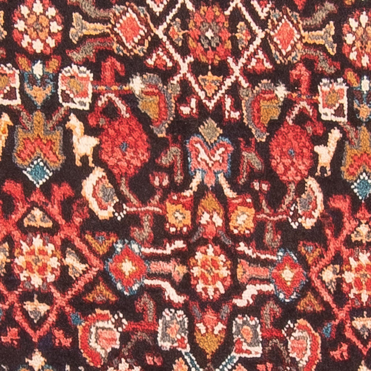 Loper Perzisch Tapijt - Nomadisch - 356 x 114 cm - donkerblauw