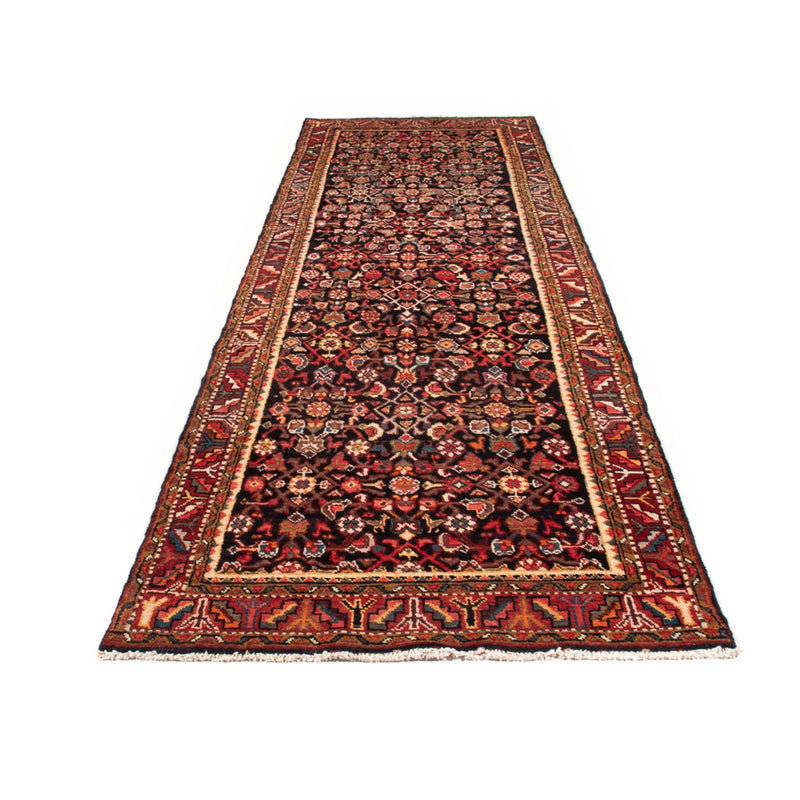 Loper Perzisch Tapijt - Nomadisch - 356 x 114 cm - donkerblauw