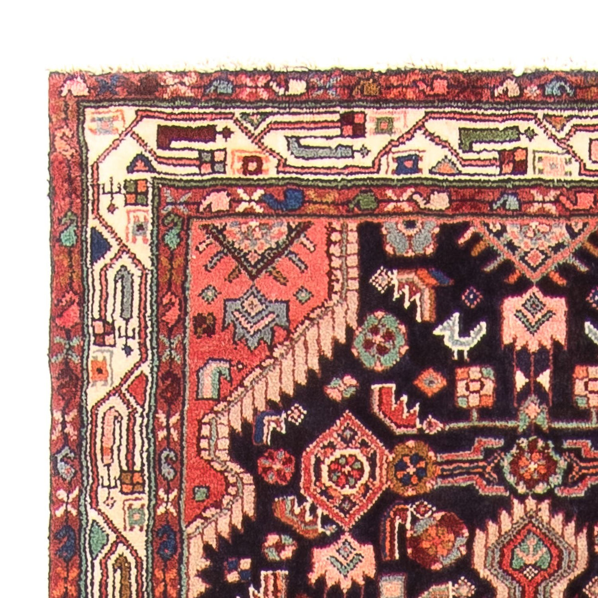 Loper Perzisch Tapijt - Nomadisch - 307 x 97 cm - donkerblauw