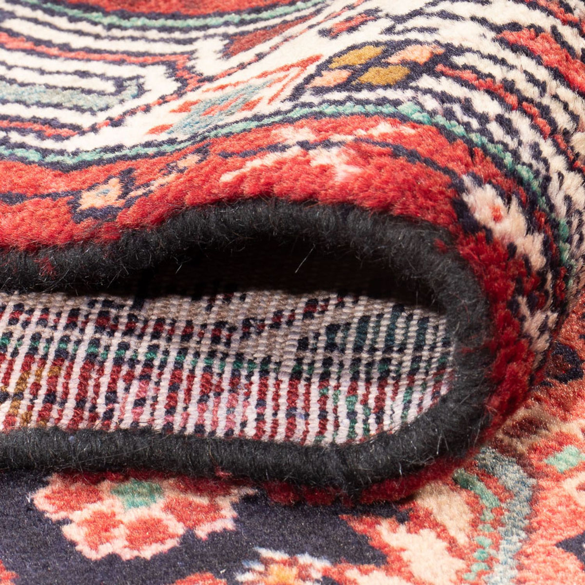 Loper Perzisch Tapijt - Nomadisch - 307 x 97 cm - donkerblauw