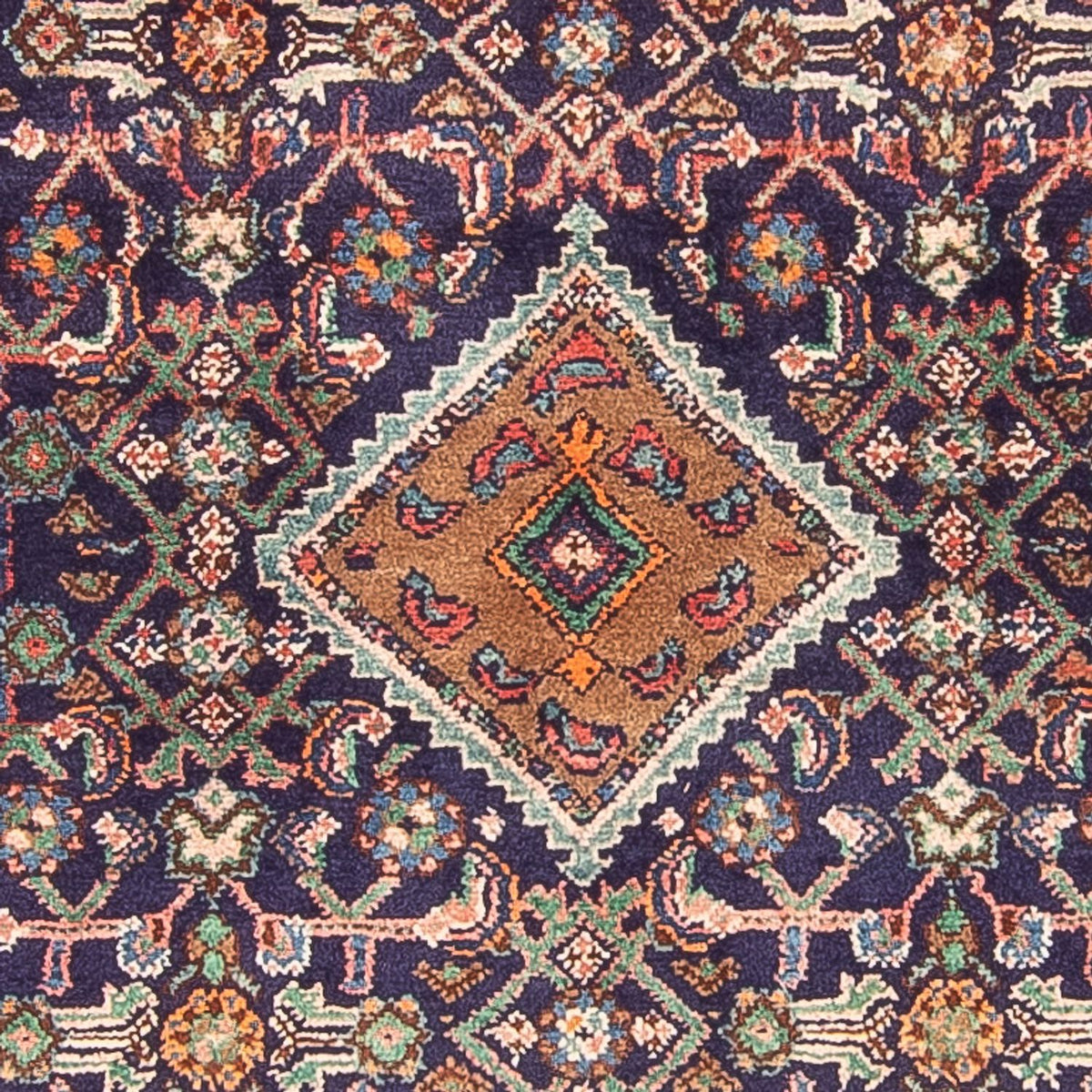 Loper Perzisch Tapijt - Nomadisch - 324 x 111 cm - donkerblauw