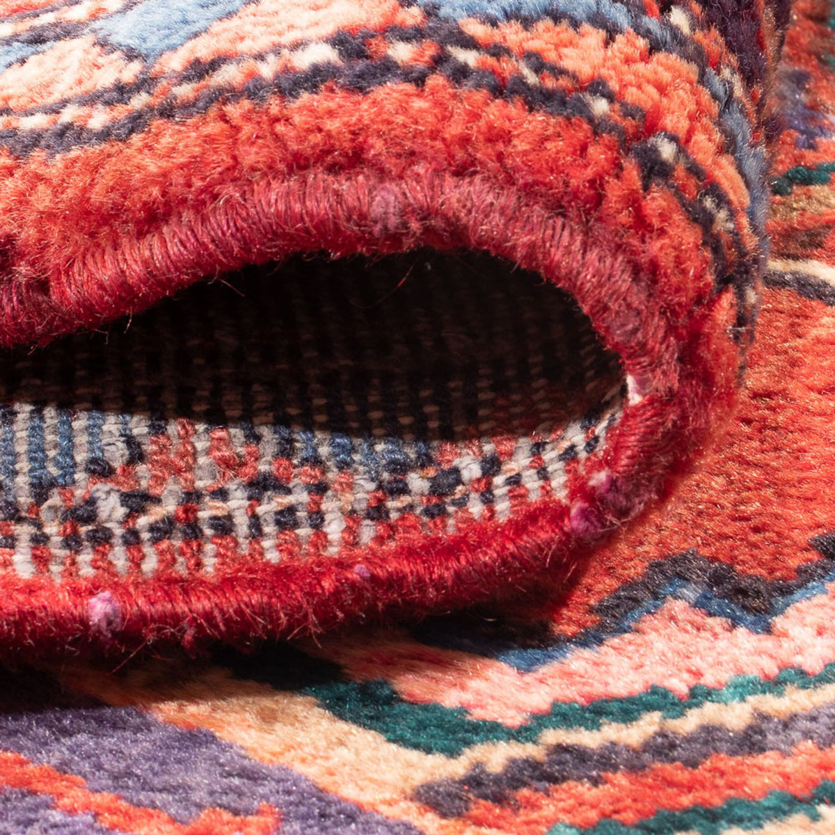 Loper Perzisch Tapijt - Nomadisch - 355 x 101 cm - rood