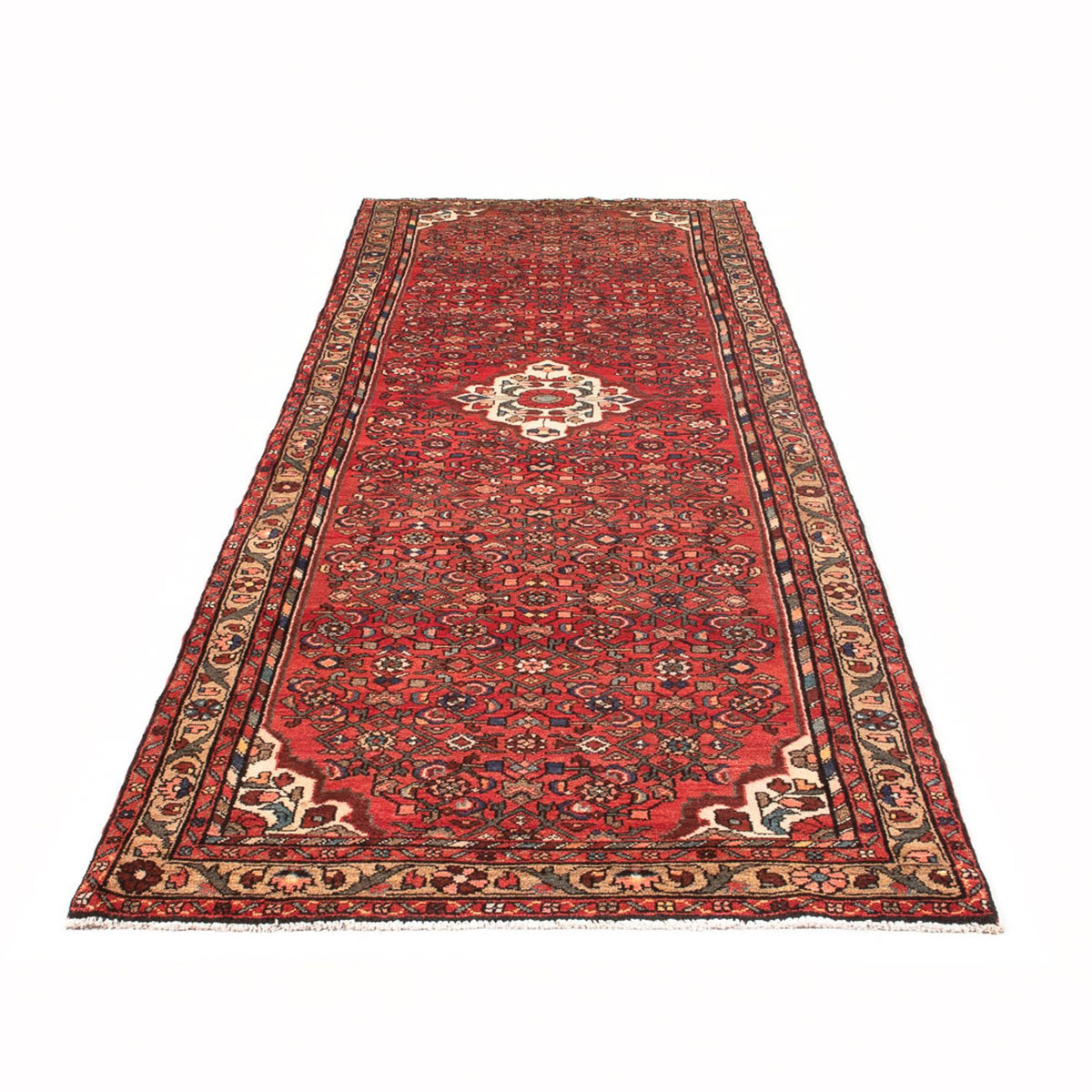 Loper Perzisch Tapijt - Nomadisch - 326 x 112 cm - rood