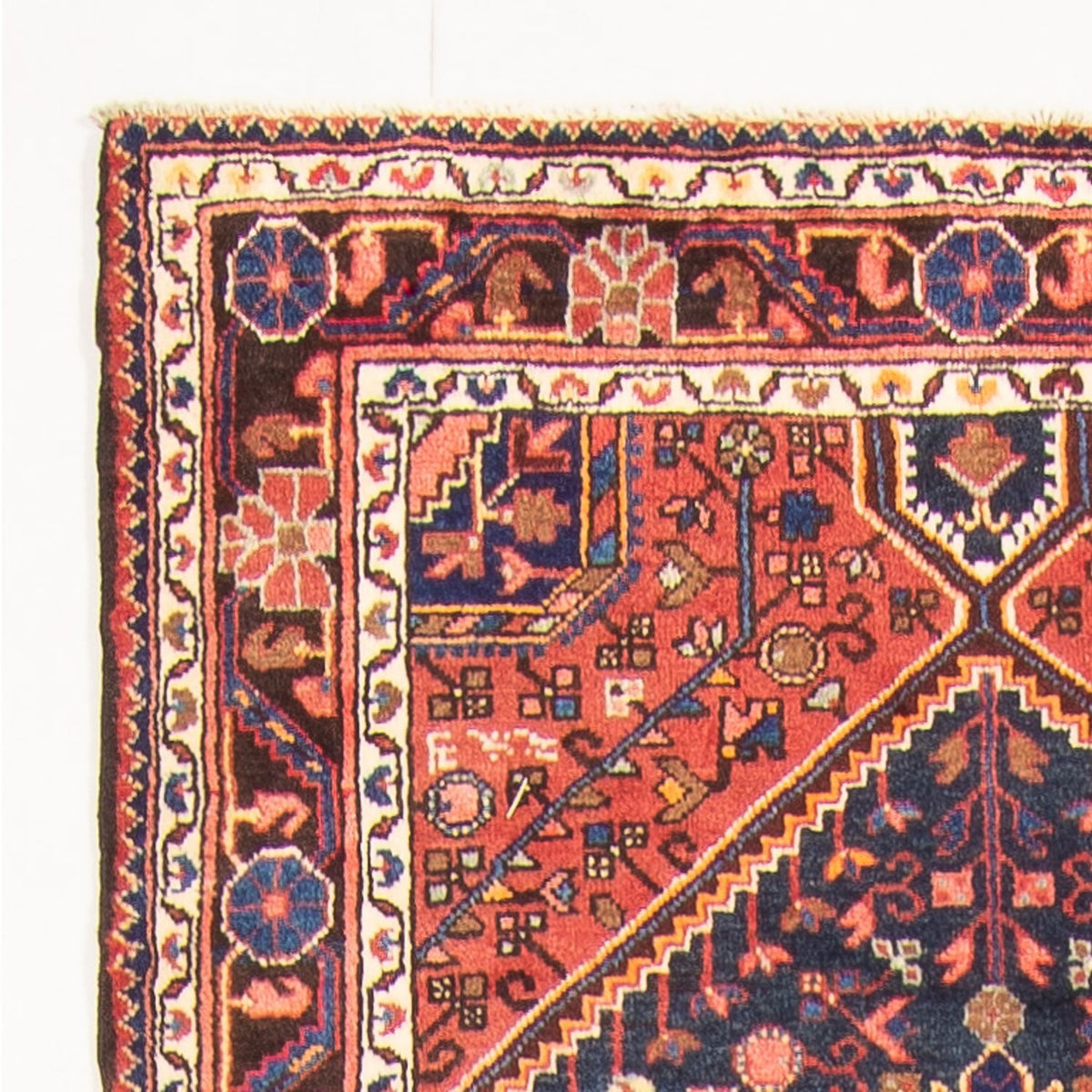 Loper Perzisch Tapijt - Nomadisch - 324 x 115 cm - donkerblauw