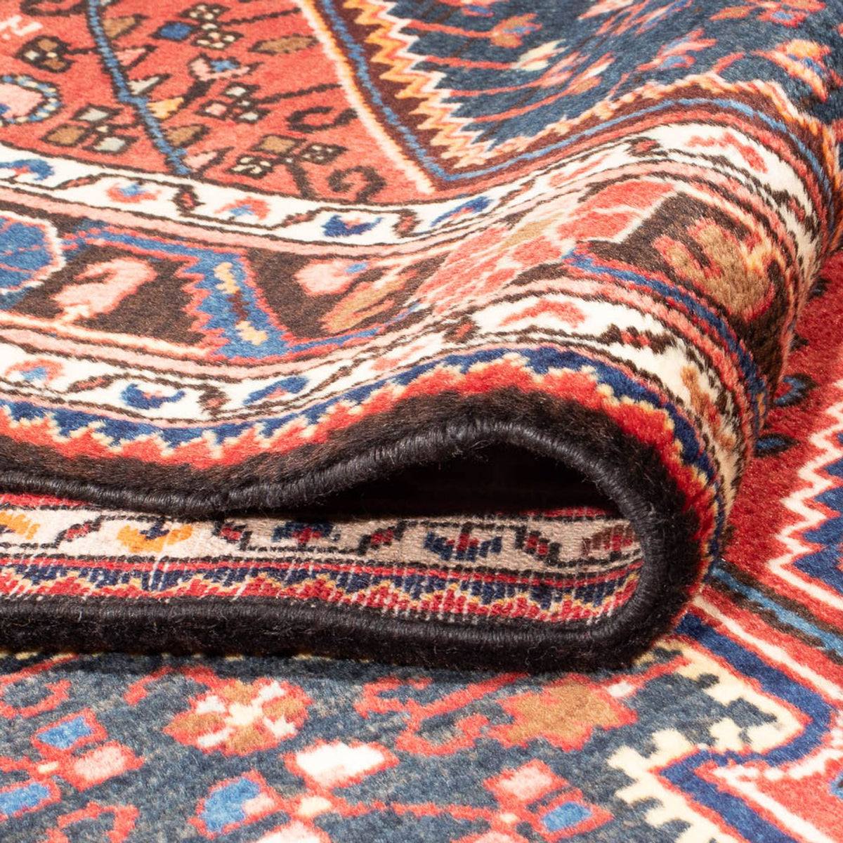 Loper Perzisch Tapijt - Nomadisch - 324 x 115 cm - donkerblauw