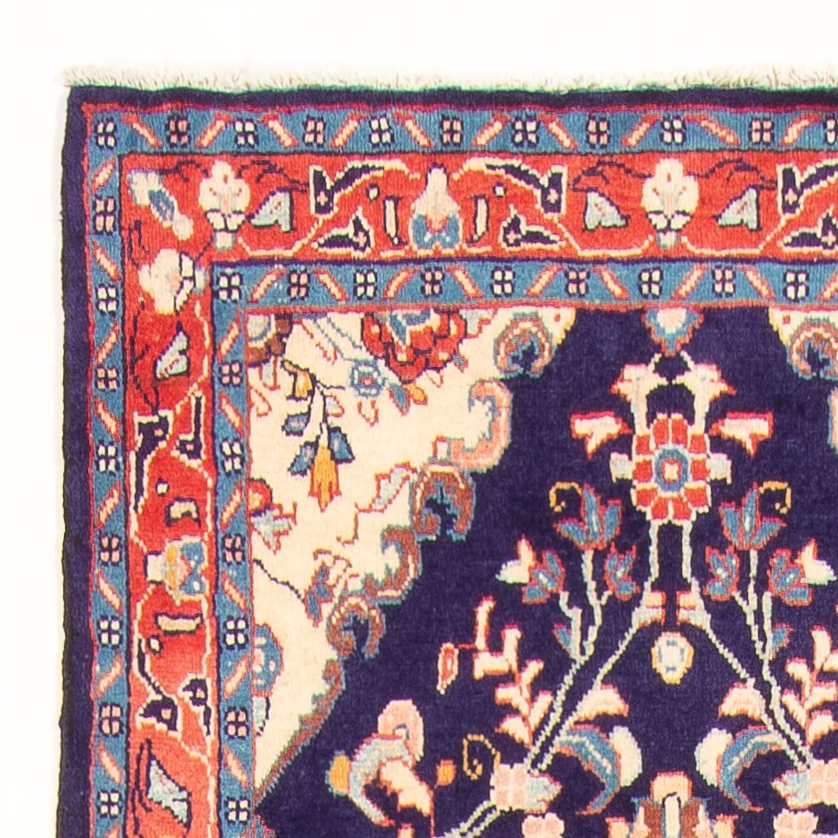 Loper Perzisch tapijt - Klassiek - 323 x 108 cm - donkerblauw