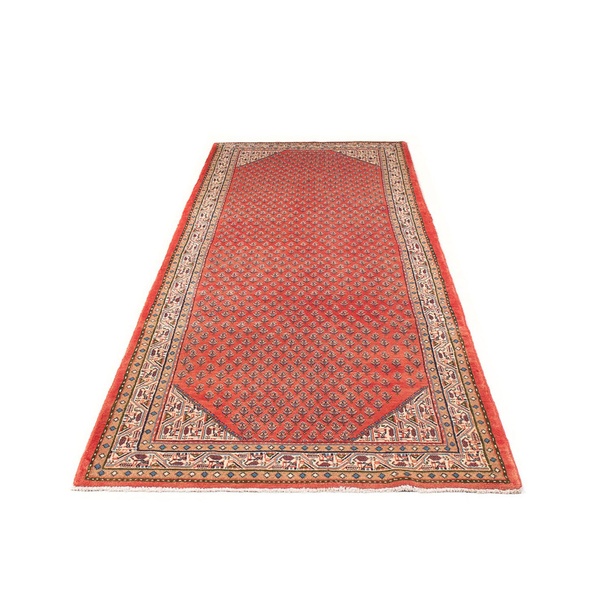 Loper Perzisch tapijt - Mir - 313 x 106 cm - rood