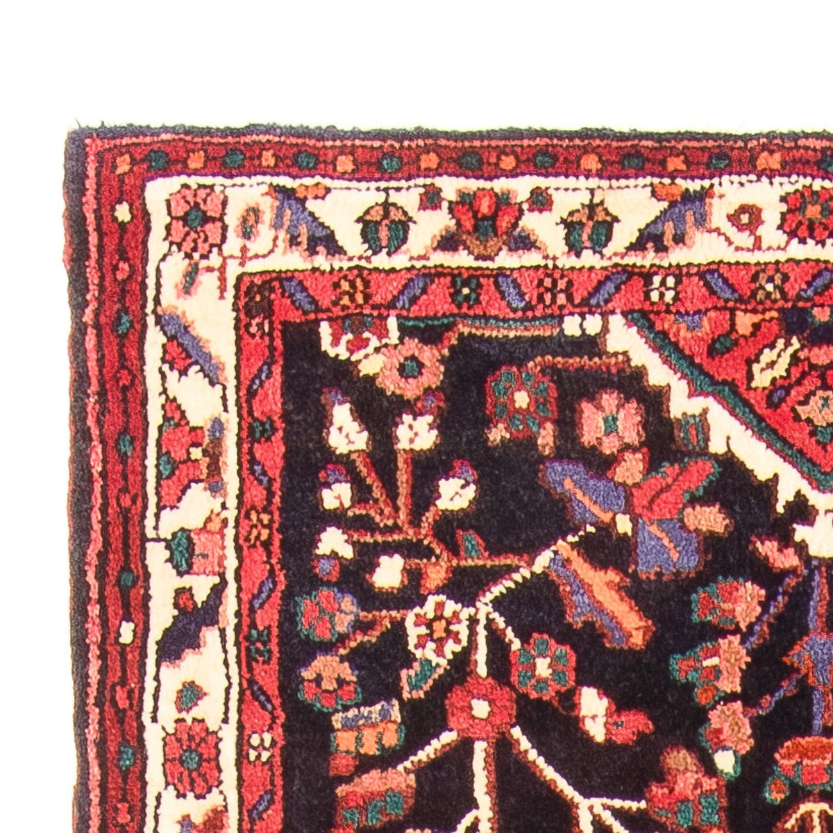 Loper Perzisch Tapijt - Nomadisch - 317 x 111 cm - donkerblauw