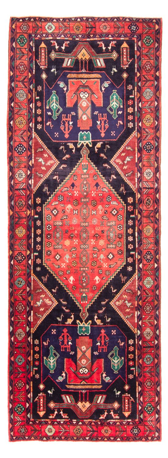 Loper Perzisch Tapijt - Nomadisch - 324 x 130 cm - donkerblauw