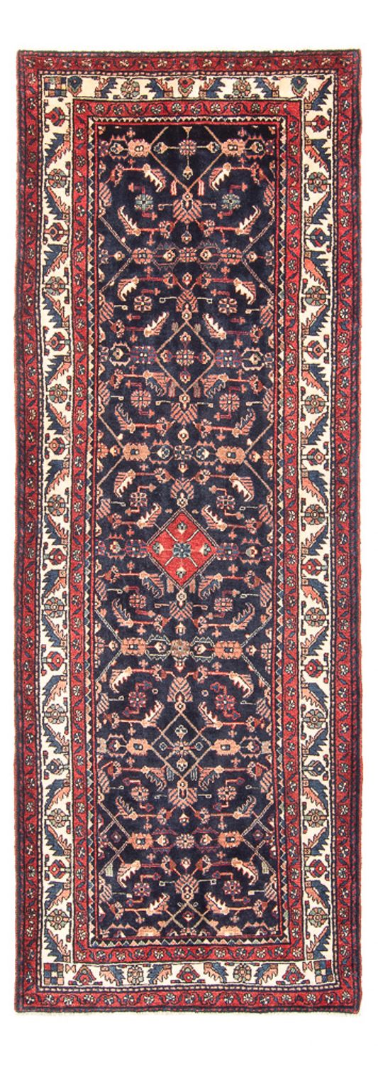 Loper Perzisch Tapijt - Nomadisch - 313 x 110 cm - donkerblauw