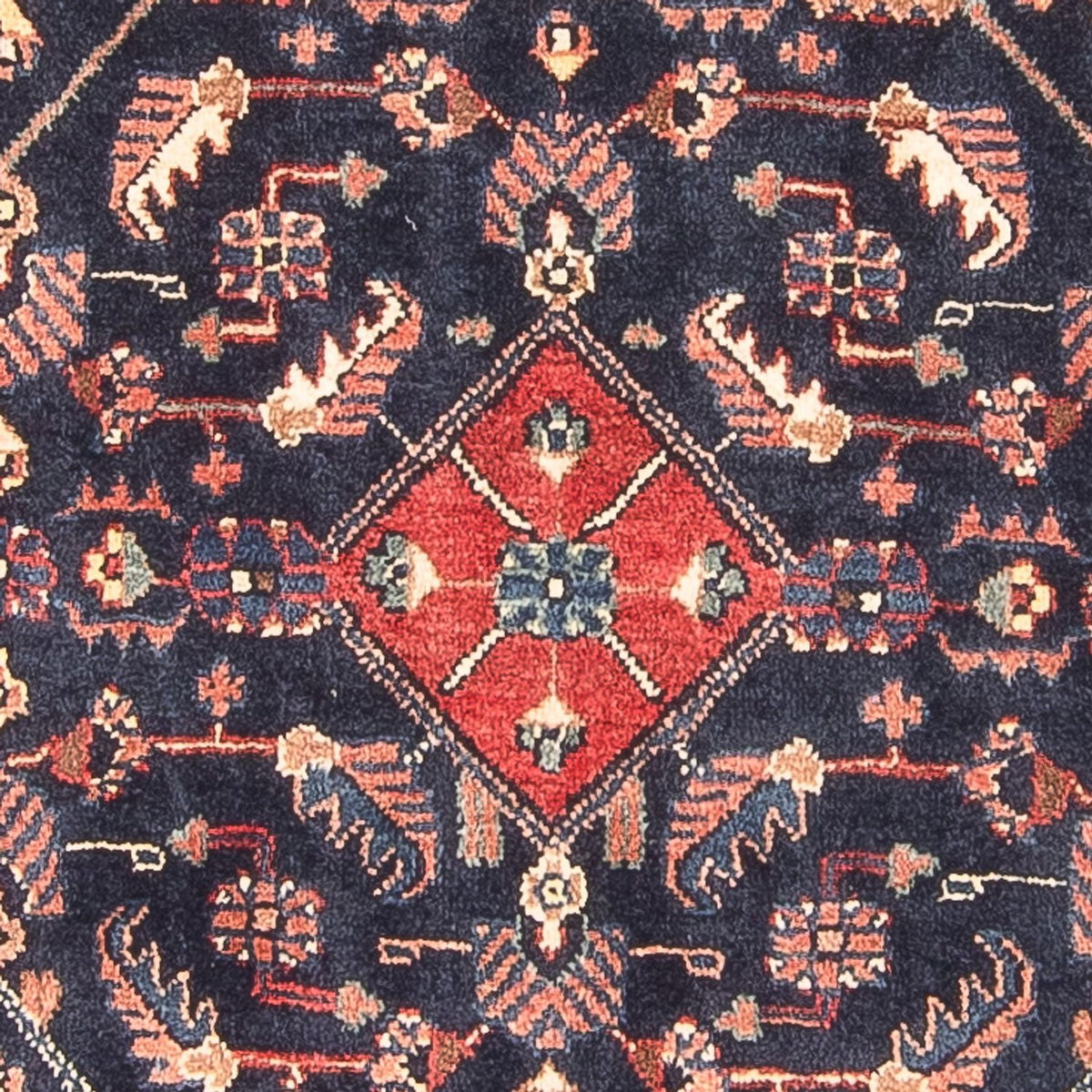 Loper Perzisch Tapijt - Nomadisch - 313 x 110 cm - donkerblauw