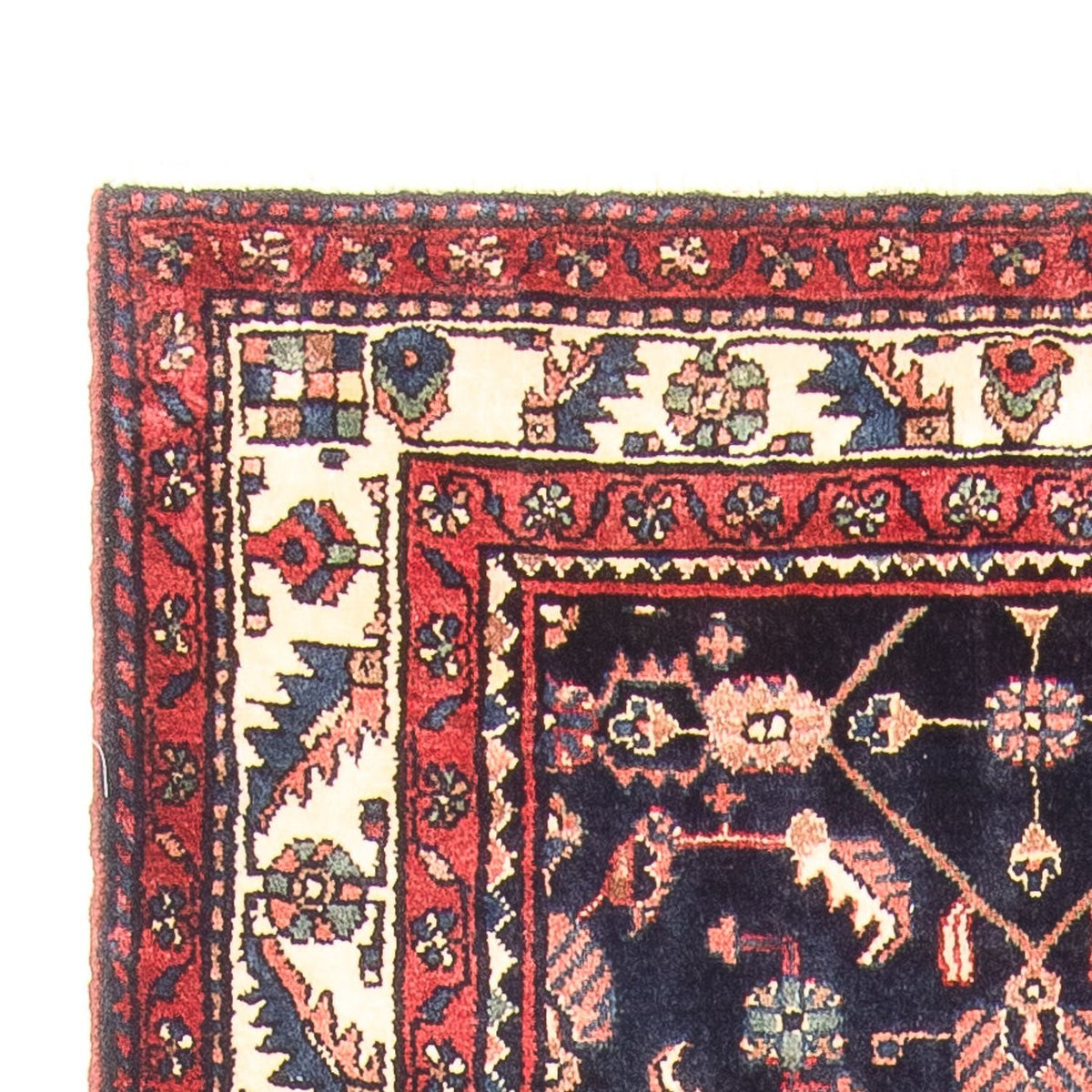 Loper Perzisch Tapijt - Nomadisch - 313 x 110 cm - donkerblauw