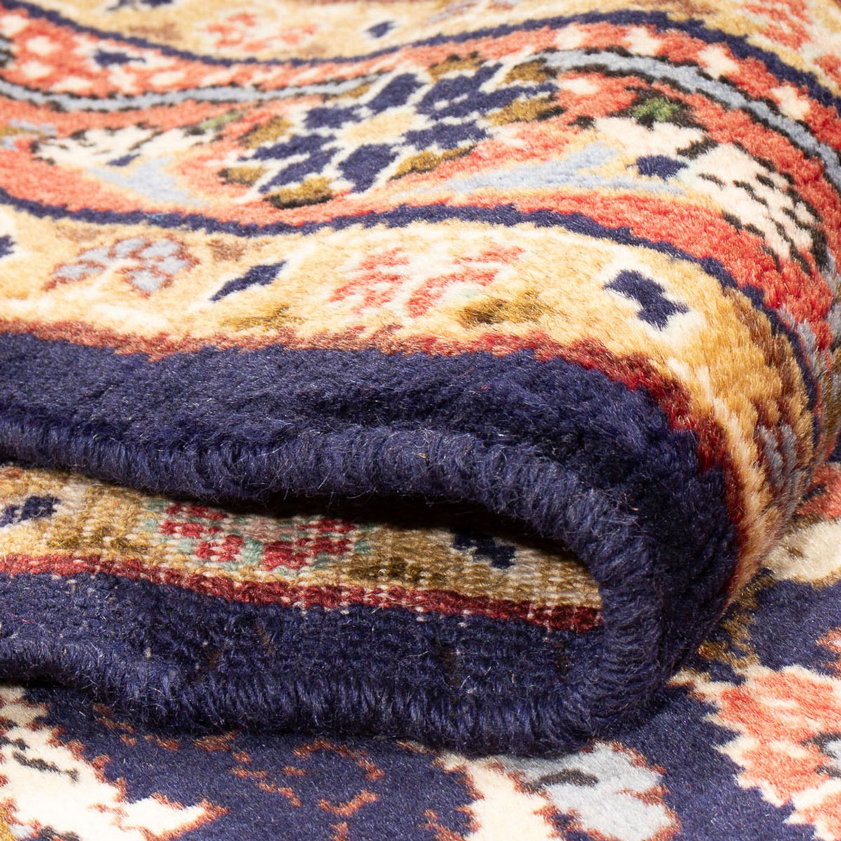 Loper Perzisch Tapijt - Nomadisch - 336 x 102 cm - donkerblauw