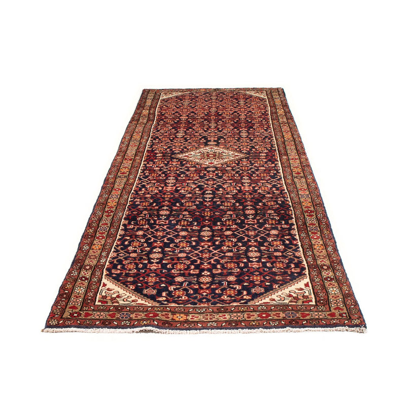 Loper Perzisch Tapijt - Nomadisch - 310 x 112 cm - donkerblauw