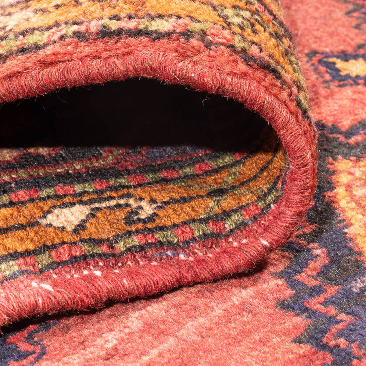 Loper Perzisch Tapijt - Nomadisch - 280 x 98 cm - rood