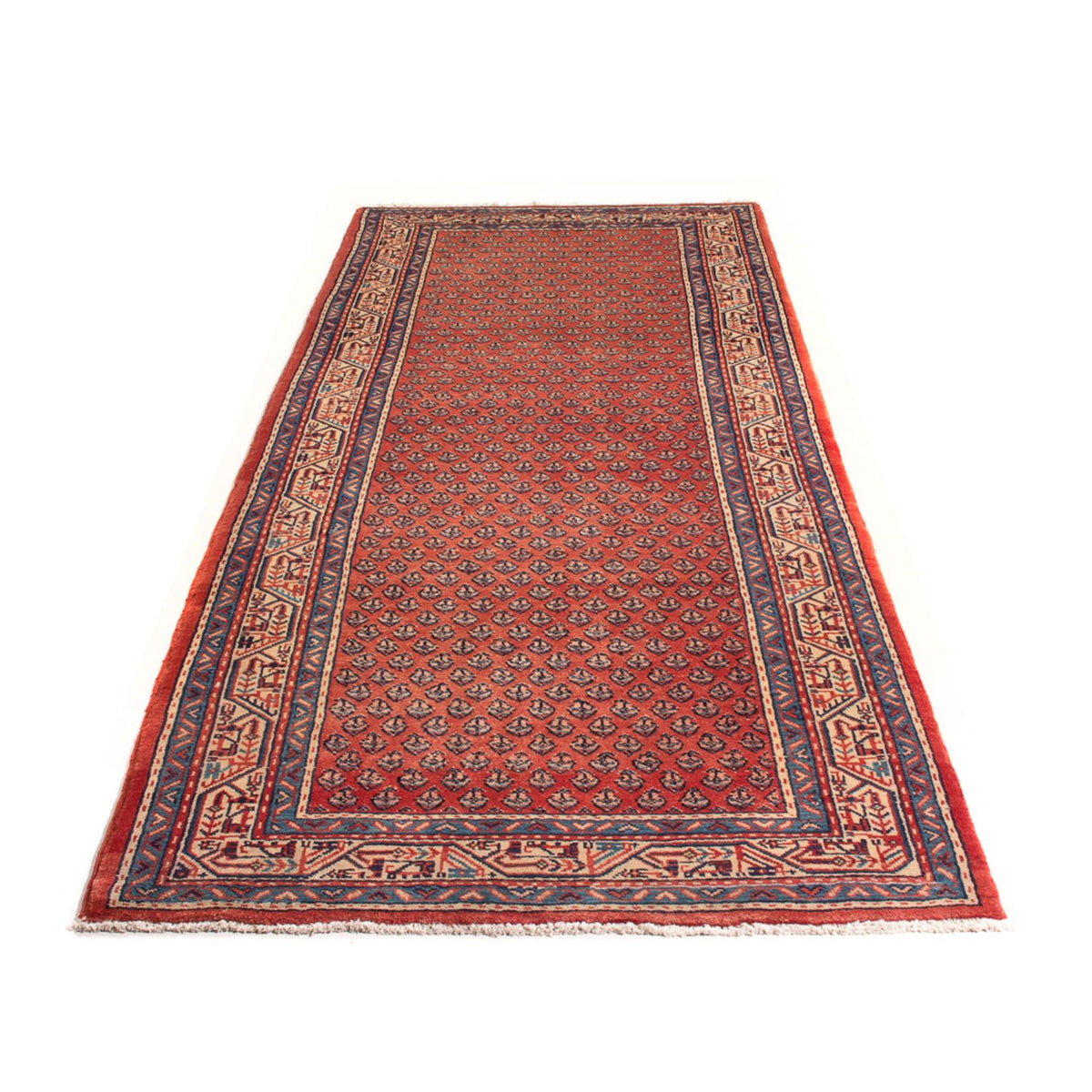 Loper Perzisch tapijt - Mir - 316 x 107 cm - rood
