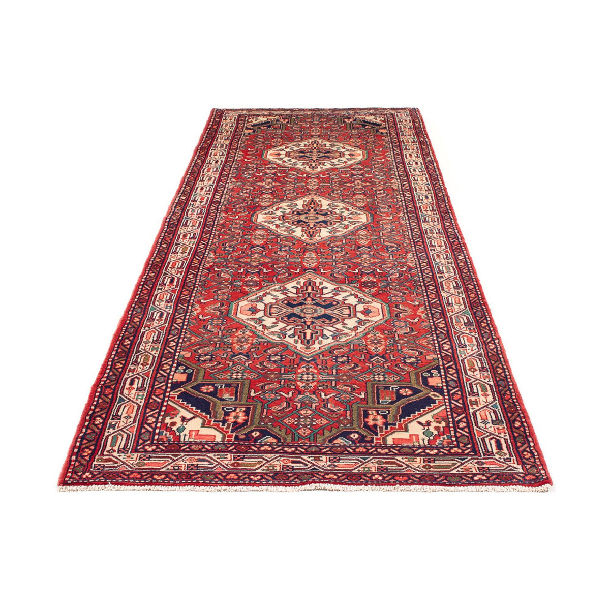 Loper Perzisch Tapijt - Nomadisch - 318 x 110 cm - rood