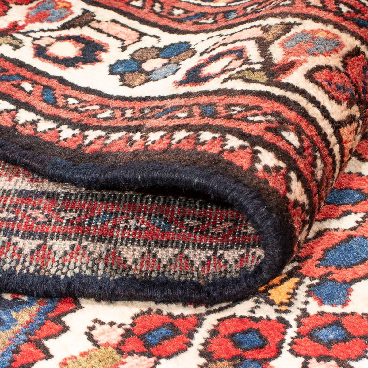 Loper Perzisch Tapijt - Nomadisch - 330 x 116 cm - donkerblauw