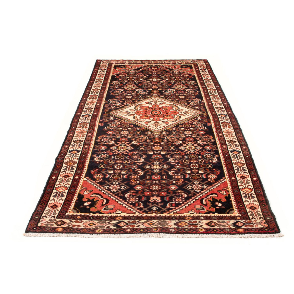 Loper Perzisch Tapijt - Nomadisch - 307 x 122 cm - donkerblauw