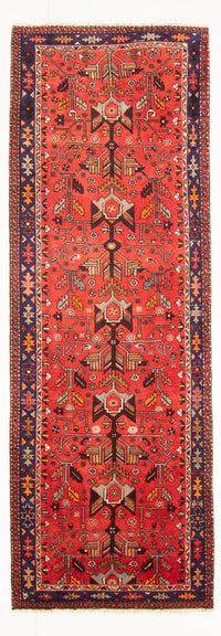 Loper Perzisch tapijt - Bijar - 300 x 106 cm - rood