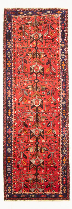 Loper Perzisch tapijt - Bijar - 300 x 106 cm - rood