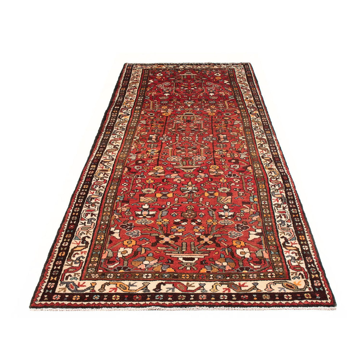 Loper Perzisch Tapijt - Nomadisch - 325 x 110 cm - rood